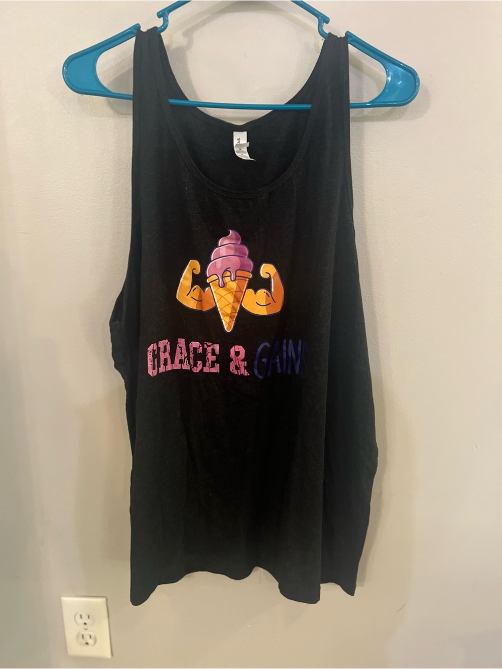 Bella Canvas Black Grace & Gains Tank Top